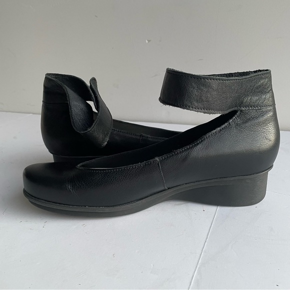 LOINTS OF HOLLAND Sydney Charlotte Shoes US 9.5 Black Mary Jane Ankle Strap Clog - Picture 11 of 17